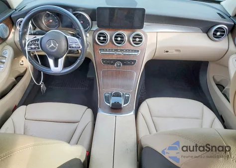 2019 Mercedes-Benz C 300 4Matic из США, поврежденный, VIN 55SWF8EB7KU283775